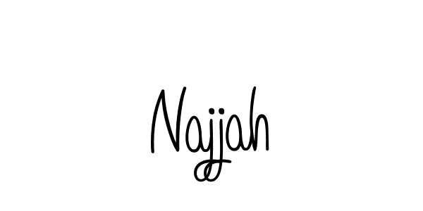 if you are searching for the best signature style for your name Najjah. so please give up your signature search. here we have designed multiple signature styles  using Angelique-Rose-font-FFP. Najjah signature style 5 images and pictures png