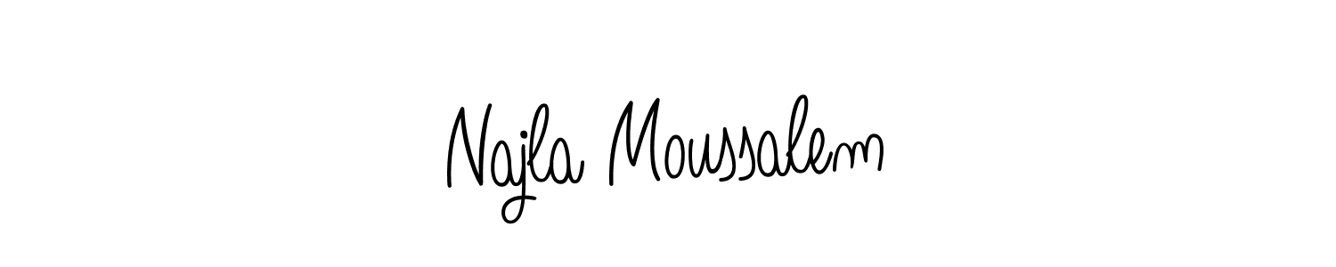 Also You can easily find your signature by using the search form. We will create Najla Moussalem name handwritten signature images for you free of cost using Angelique-Rose-font-FFP sign style. Najla Moussalem signature style 5 images and pictures png