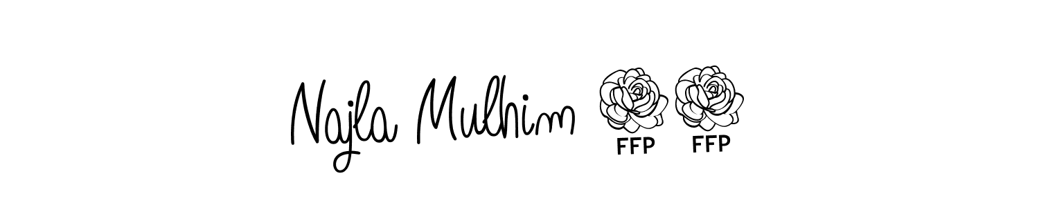 Also You can easily find your signature by using the search form. We will create Najla Mulhim 24 name handwritten signature images for you free of cost using Angelique-Rose-font-FFP sign style. Najla Mulhim 24 signature style 5 images and pictures png