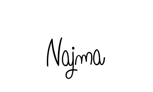 Once you've used our free online signature maker to create your best signature Angelique-Rose-font-FFP style, it's time to enjoy all of the benefits that Najma name signing documents. Najma signature style 5 images and pictures png