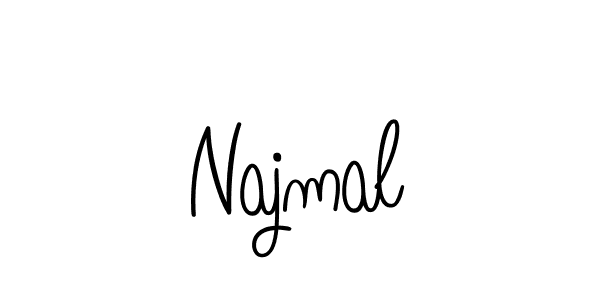 Design your own signature with our free online signature maker. With this signature software, you can create a handwritten (Angelique-Rose-font-FFP) signature for name Najmal. Najmal signature style 5 images and pictures png