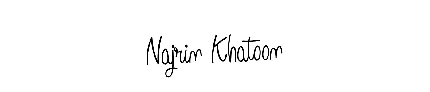 Similarly Angelique-Rose-font-FFP is the best handwritten signature design. Signature creator online .You can use it as an online autograph creator for name Najrin Khatoon. Najrin Khatoon signature style 5 images and pictures png