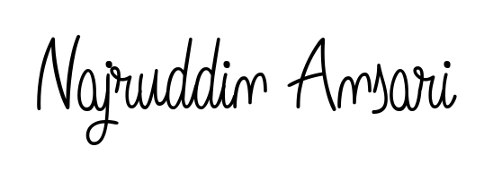 Achieve flawless digital penmanship with Najruddin Ansari name in Angelique-Rose-font-FFP font. The perfect tool for creating online signatures. Najruddin Ansari signature style 5 images and pictures png