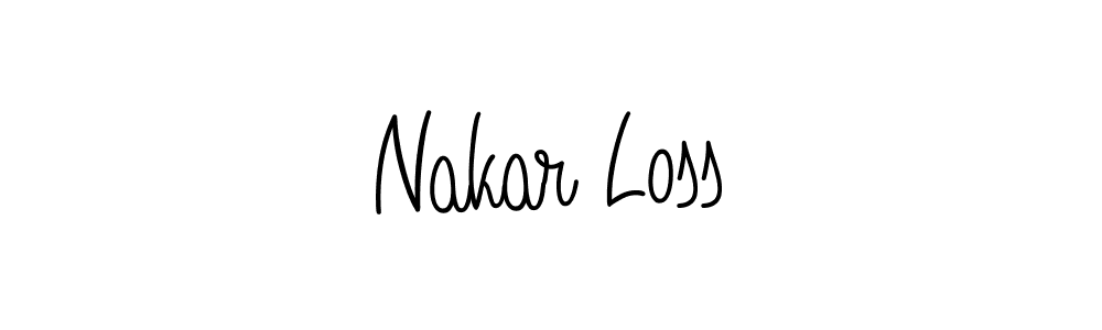 How to Draw Nakar Loss signature style? Angelique-Rose-font-FFP is a latest design signature styles for name Nakar Loss. Nakar Loss signature style 5 images and pictures png