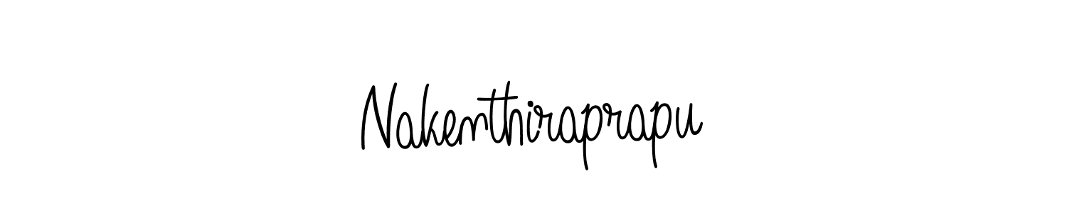 The best way (Angelique-Rose-font-FFP) to make a short signature is to pick only two or three words in your name. The name Nakenthiraprapu include a total of six letters. For converting this name. Nakenthiraprapu signature style 5 images and pictures png