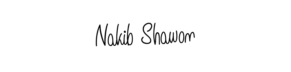 Once you've used our free online signature maker to create your best signature Angelique-Rose-font-FFP style, it's time to enjoy all of the benefits that Nakib Shawon name signing documents. Nakib Shawon signature style 5 images and pictures png