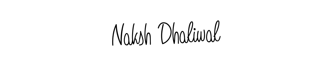 Best and Professional Signature Style for Naksh Dhaliwal. Angelique-Rose-font-FFP Best Signature Style Collection. Naksh Dhaliwal signature style 5 images and pictures png