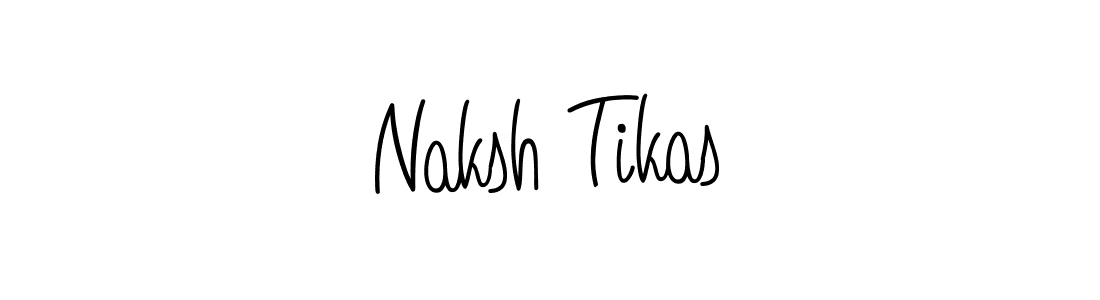 You can use this online signature creator to create a handwritten signature for the name Naksh Tikas. This is the best online autograph maker. Naksh Tikas signature style 5 images and pictures png