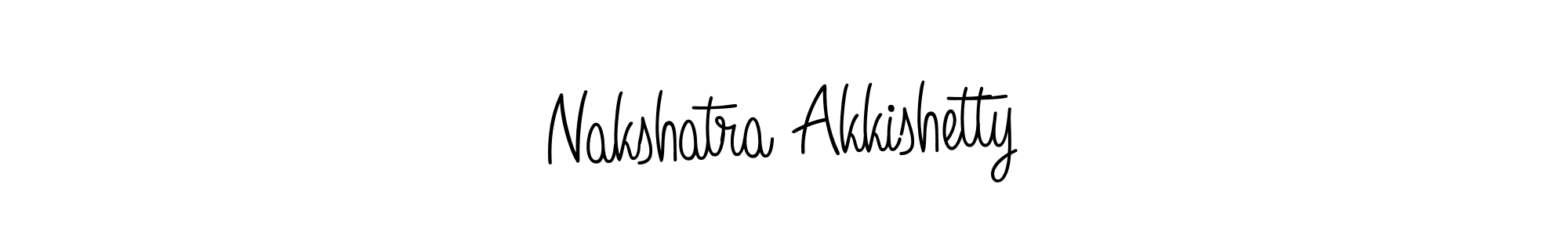 You should practise on your own different ways (Angelique-Rose-font-FFP) to write your name (Nakshatra Akkishetty) in signature. don't let someone else do it for you. Nakshatra Akkishetty signature style 5 images and pictures png