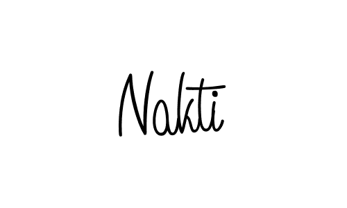 Make a beautiful signature design for name Nakti. Use this online signature maker to create a handwritten signature for free. Nakti signature style 5 images and pictures png