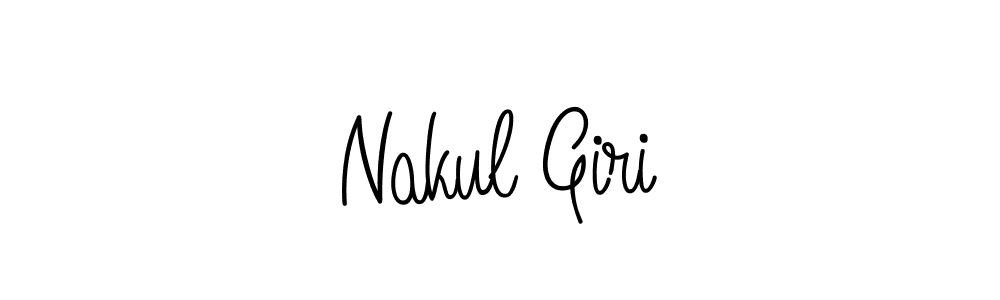 How to make Nakul Giri signature? Angelique-Rose-font-FFP is a professional autograph style. Create handwritten signature for Nakul Giri name. Nakul Giri signature style 5 images and pictures png