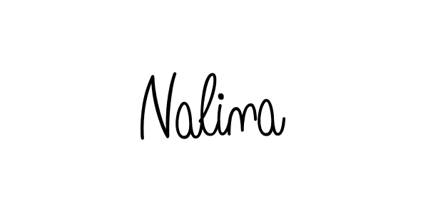 Create a beautiful signature design for name Nalina. With this signature (Angelique-Rose-font-FFP) fonts, you can make a handwritten signature for free. Nalina signature style 5 images and pictures png