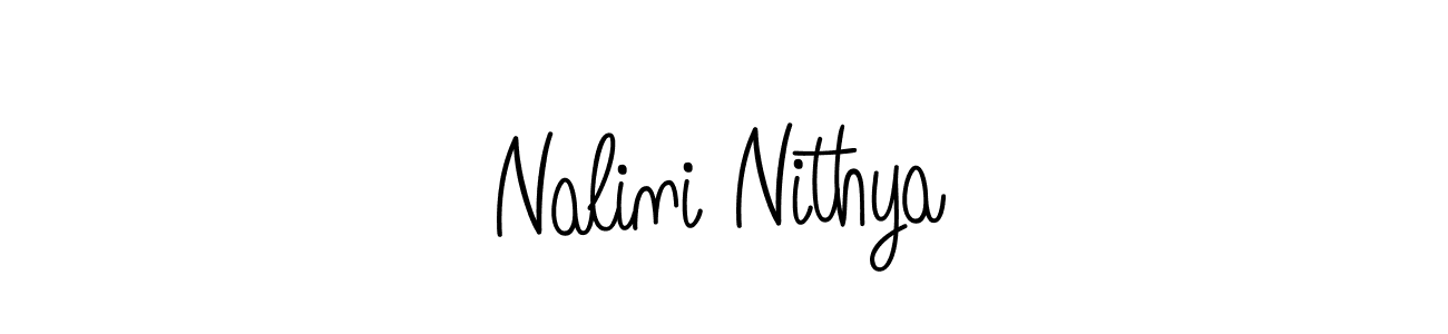 Also we have Nalini Nithya name is the best signature style. Create professional handwritten signature collection using Angelique-Rose-font-FFP autograph style. Nalini Nithya signature style 5 images and pictures png