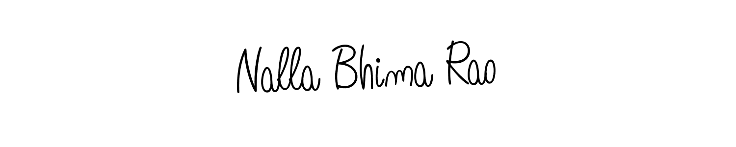 Make a beautiful signature design for name Nalla Bhima Rao. Use this online signature maker to create a handwritten signature for free. Nalla Bhima Rao signature style 5 images and pictures png