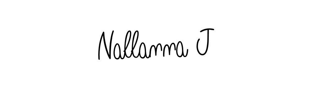 Here are the top 10 professional signature styles for the name Nallanna J. These are the best autograph styles you can use for your name. Nallanna J signature style 5 images and pictures png