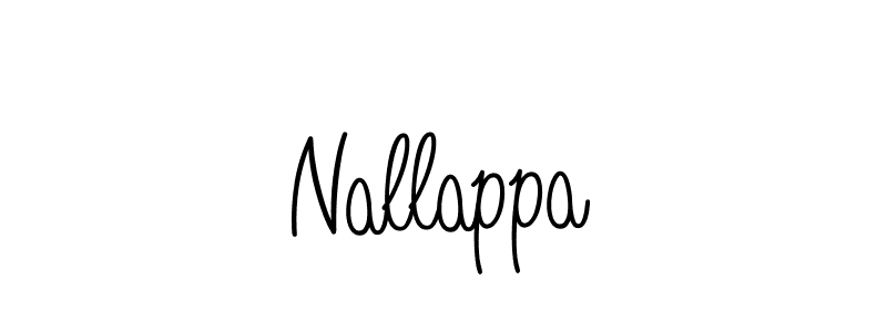 Also we have Nallappa name is the best signature style. Create professional handwritten signature collection using Angelique-Rose-font-FFP autograph style. Nallappa signature style 5 images and pictures png