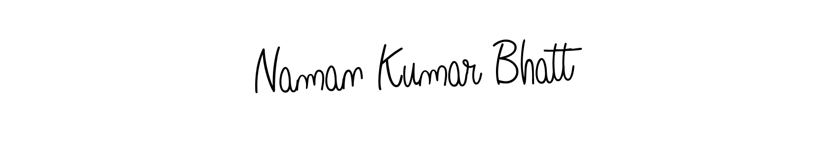 Use a signature maker to create a handwritten signature online. With this signature software, you can design (Angelique-Rose-font-FFP) your own signature for name Naman Kumar Bhatt. Naman Kumar Bhatt signature style 5 images and pictures png