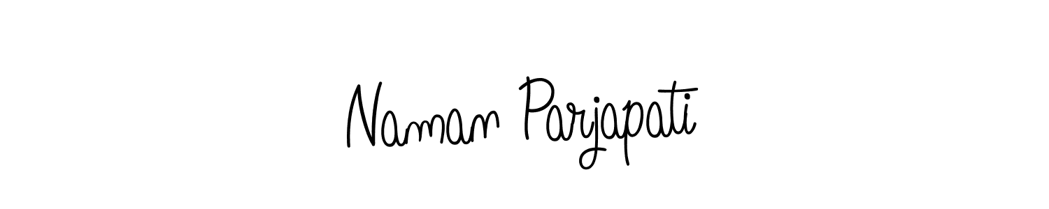 Create a beautiful signature design for name Naman Parjapati. With this signature (Angelique-Rose-font-FFP) fonts, you can make a handwritten signature for free. Naman Parjapati signature style 5 images and pictures png