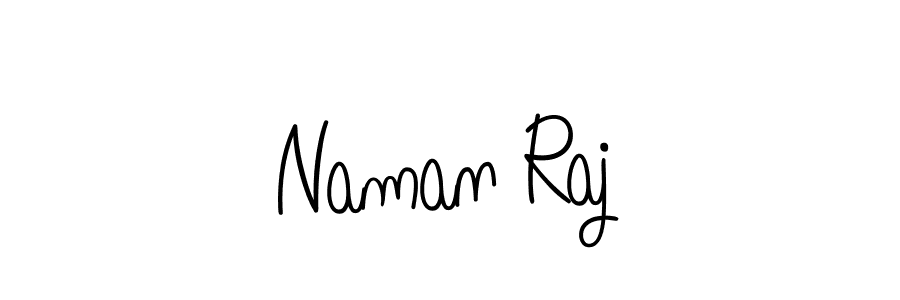 How to make Naman Raj name signature. Use Angelique-Rose-font-FFP style for creating short signs online. This is the latest handwritten sign. Naman Raj signature style 5 images and pictures png