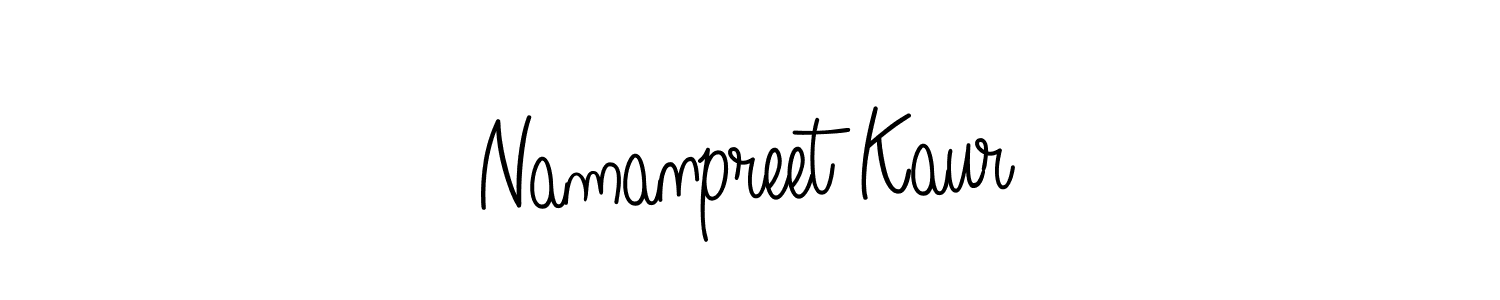 Check out images of Autograph of Namanpreet Kaur name. Actor Namanpreet Kaur Signature Style. Angelique-Rose-font-FFP is a professional sign style online. Namanpreet Kaur signature style 5 images and pictures png
