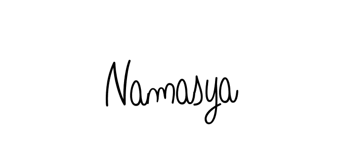 Design your own signature with our free online signature maker. With this signature software, you can create a handwritten (Angelique-Rose-font-FFP) signature for name Namasya. Namasya signature style 5 images and pictures png