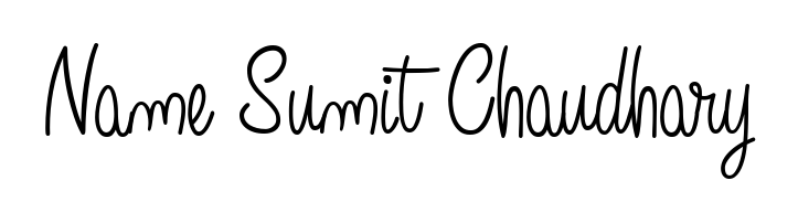 Practice writing Name Sumit Chaudhary with the flow of Angelique-Rose-font-FFP lettering. A fantastic source of inspiration for developing your personal signature style. Name Sumit Chaudhary signature style 5 images and pictures png