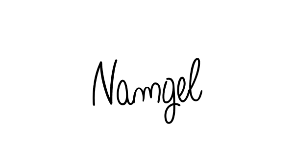 Create a beautiful signature design for name Namgel. With this signature (Angelique-Rose-font-FFP) fonts, you can make a handwritten signature for free. Namgel signature style 5 images and pictures png