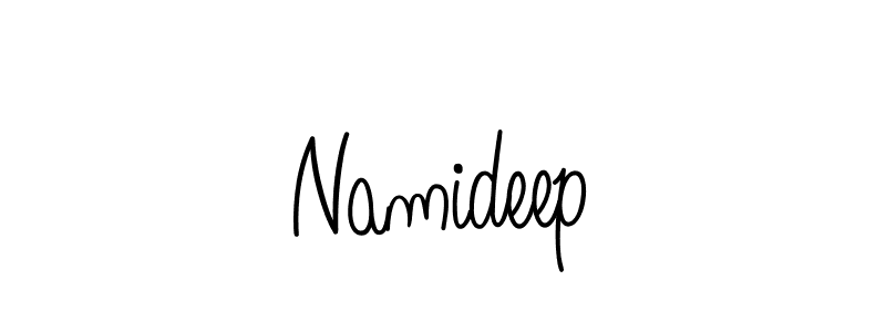Also we have Namideep name is the best signature style. Create professional handwritten signature collection using Angelique-Rose-font-FFP autograph style. Namideep signature style 5 images and pictures png