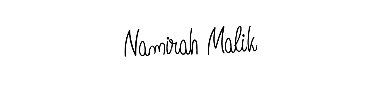 It looks lik you need a new signature style for name Namirah Malik. Design unique handwritten (Angelique-Rose-font-FFP) signature with our free signature maker in just a few clicks. Namirah Malik signature style 5 images and pictures png