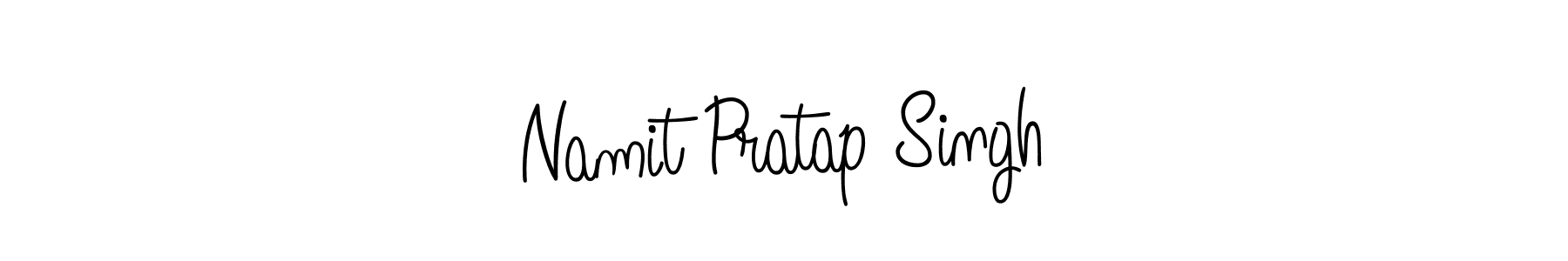 Namit Pratap Singh stylish signature style. Best Handwritten Sign (Angelique-Rose-font-FFP) for my name. Handwritten Signature Collection Ideas for my name Namit Pratap Singh. Namit Pratap Singh signature style 5 images and pictures png