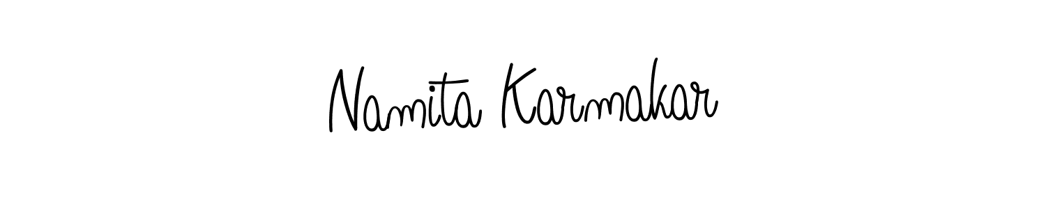 How to Draw Namita Karmakar signature style? Angelique-Rose-font-FFP is a latest design signature styles for name Namita Karmakar. Namita Karmakar signature style 5 images and pictures png