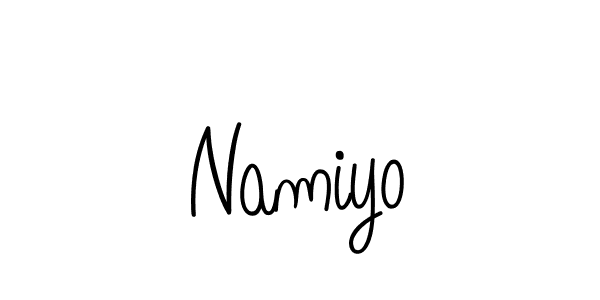 The best way (Angelique-Rose-font-FFP) to make a short signature is to pick only two or three words in your name. The name Namiyo include a total of six letters. For converting this name. Namiyo signature style 5 images and pictures png