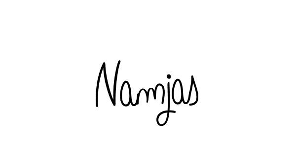 How to make Namjas signature? Angelique-Rose-font-FFP is a professional autograph style. Create handwritten signature for Namjas name. Namjas signature style 5 images and pictures png