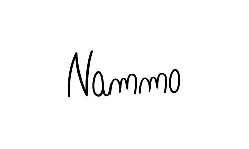 How to make Nammo name signature. Use Angelique-Rose-font-FFP style for creating short signs online. This is the latest handwritten sign. Nammo signature style 5 images and pictures png