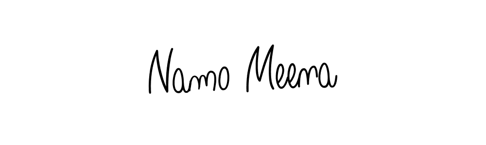 Check out images of Autograph of Namo Meena name. Actor Namo Meena Signature Style. Angelique-Rose-font-FFP is a professional sign style online. Namo Meena signature style 5 images and pictures png