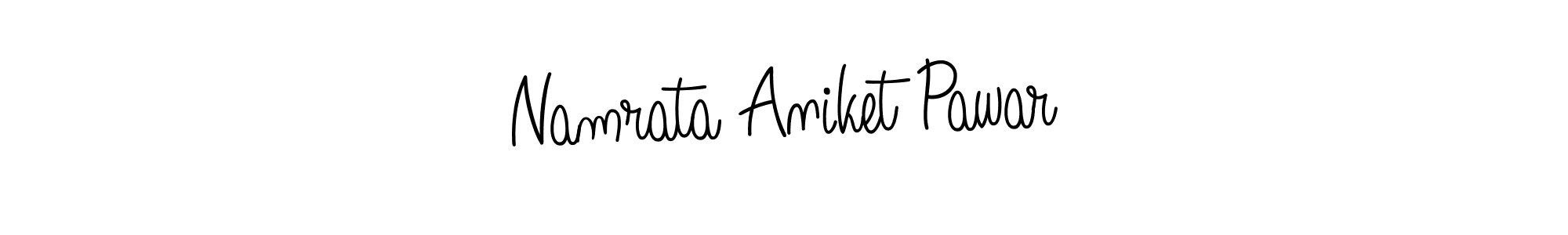 It looks lik you need a new signature style for name Namrata Aniket Pawar. Design unique handwritten (Angelique-Rose-font-FFP) signature with our free signature maker in just a few clicks. Namrata Aniket Pawar signature style 5 images and pictures png