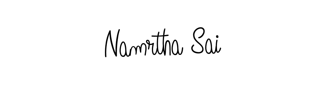 Once you've used our free online signature maker to create your best signature Angelique-Rose-font-FFP style, it's time to enjoy all of the benefits that Namrtha Sai name signing documents. Namrtha Sai signature style 5 images and pictures png