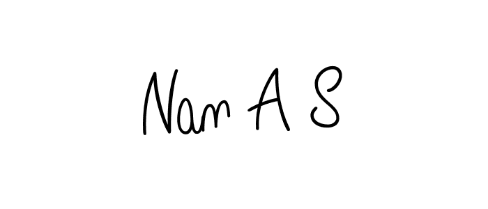 Best and Professional Signature Style for Nan A S. Angelique-Rose-font-FFP Best Signature Style Collection. Nan A S signature style 5 images and pictures png