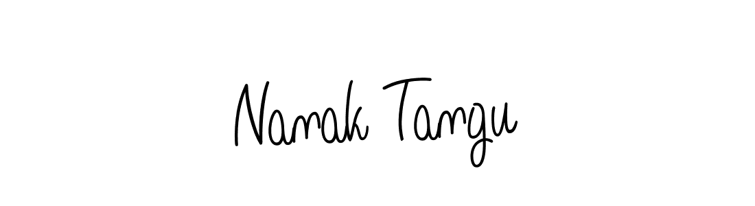 Once you've used our free online signature maker to create your best signature Angelique-Rose-font-FFP style, it's time to enjoy all of the benefits that Nanak Tangu name signing documents. Nanak Tangu signature style 5 images and pictures png