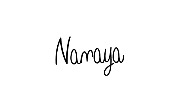 Once you've used our free online signature maker to create your best signature Angelique-Rose-font-FFP style, it's time to enjoy all of the benefits that Nanaya name signing documents. Nanaya signature style 5 images and pictures png