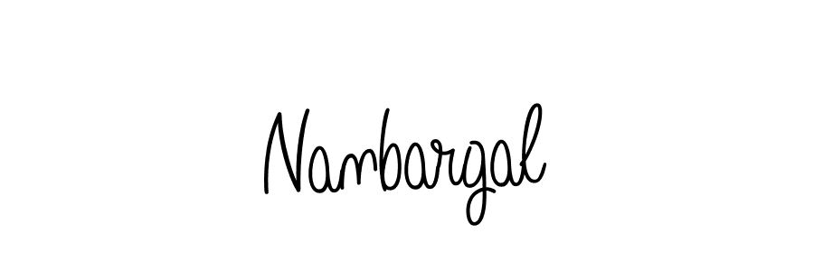 How to Draw Nanbargal signature style? Angelique-Rose-font-FFP is a latest design signature styles for name Nanbargal. Nanbargal signature style 5 images and pictures png