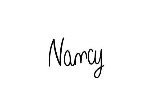 Nancy stylish signature style. Best Handwritten Sign (Angelique-Rose-font-FFP) for my name. Handwritten Signature Collection Ideas for my name Nancy. Nancy signature style 5 images and pictures png