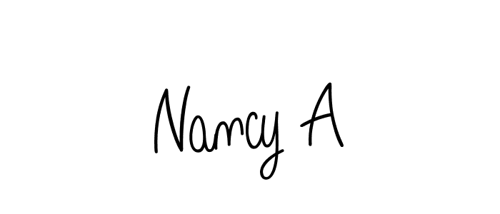 It looks lik you need a new signature style for name Nancy A. Design unique handwritten (Angelique-Rose-font-FFP) signature with our free signature maker in just a few clicks. Nancy A signature style 5 images and pictures png