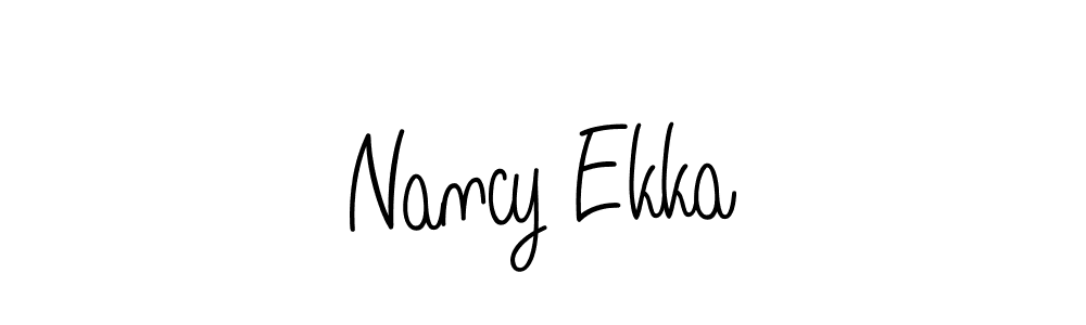 This is the best signature style for the Nancy Ekka name. Also you like these signature font (Angelique-Rose-font-FFP). Mix name signature. Nancy Ekka signature style 5 images and pictures png