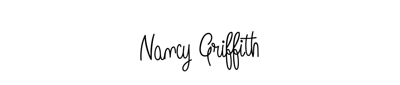 Make a beautiful signature design for name Nancy Griffith. With this signature (Angelique-Rose-font-FFP) style, you can create a handwritten signature for free. Nancy Griffith signature style 5 images and pictures png