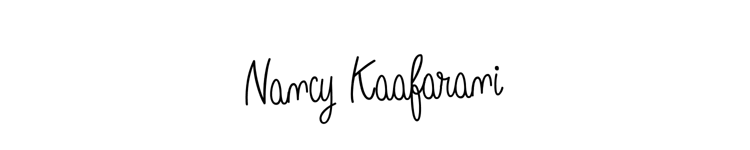 Create a beautiful signature design for name Nancy Kaafarani. With this signature (Angelique-Rose-font-FFP) fonts, you can make a handwritten signature for free. Nancy Kaafarani signature style 5 images and pictures png