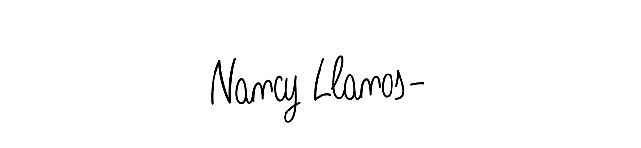 Once you've used our free online signature maker to create your best signature Angelique-Rose-font-FFP style, it's time to enjoy all of the benefits that Nancy Llanos- name signing documents. Nancy Llanos- signature style 5 images and pictures png