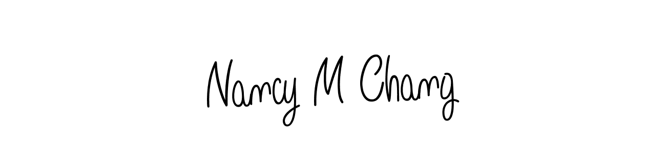 Once you've used our free online signature maker to create your best signature Angelique-Rose-font-FFP style, it's time to enjoy all of the benefits that Nancy M Chang name signing documents. Nancy M Chang signature style 5 images and pictures png