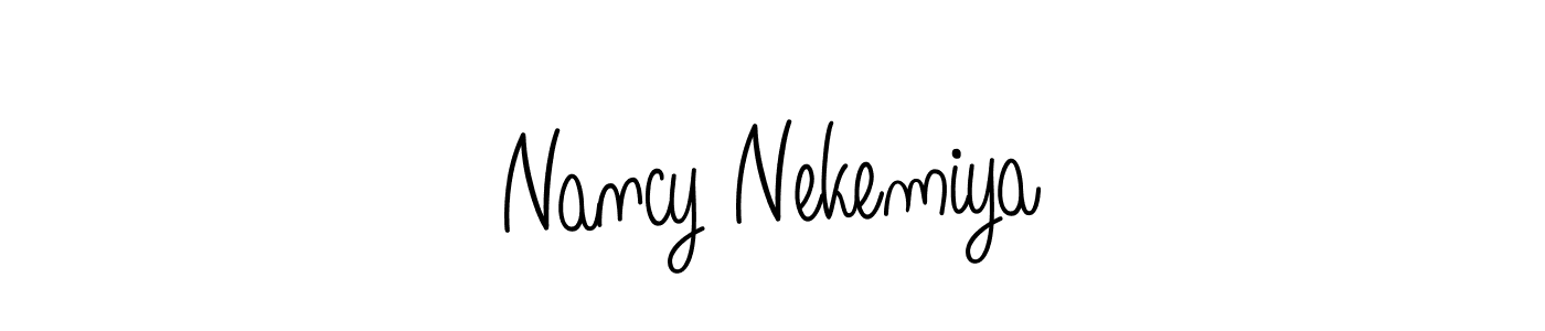 Similarly Angelique-Rose-font-FFP is the best handwritten signature design. Signature creator online .You can use it as an online autograph creator for name Nancy Nekemiya. Nancy Nekemiya signature style 5 images and pictures png