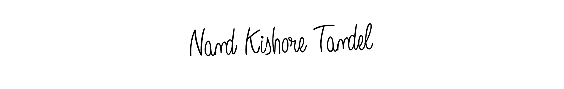 Make a beautiful signature design for name Nand Kishore Tandel. Use this online signature maker to create a handwritten signature for free. Nand Kishore Tandel signature style 5 images and pictures png